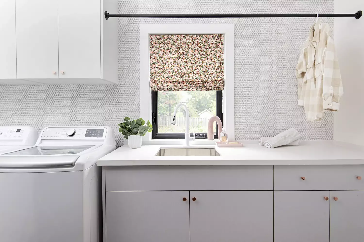 87 Home Decor Ideas That Transform Every Room Add a Floral Window Shade