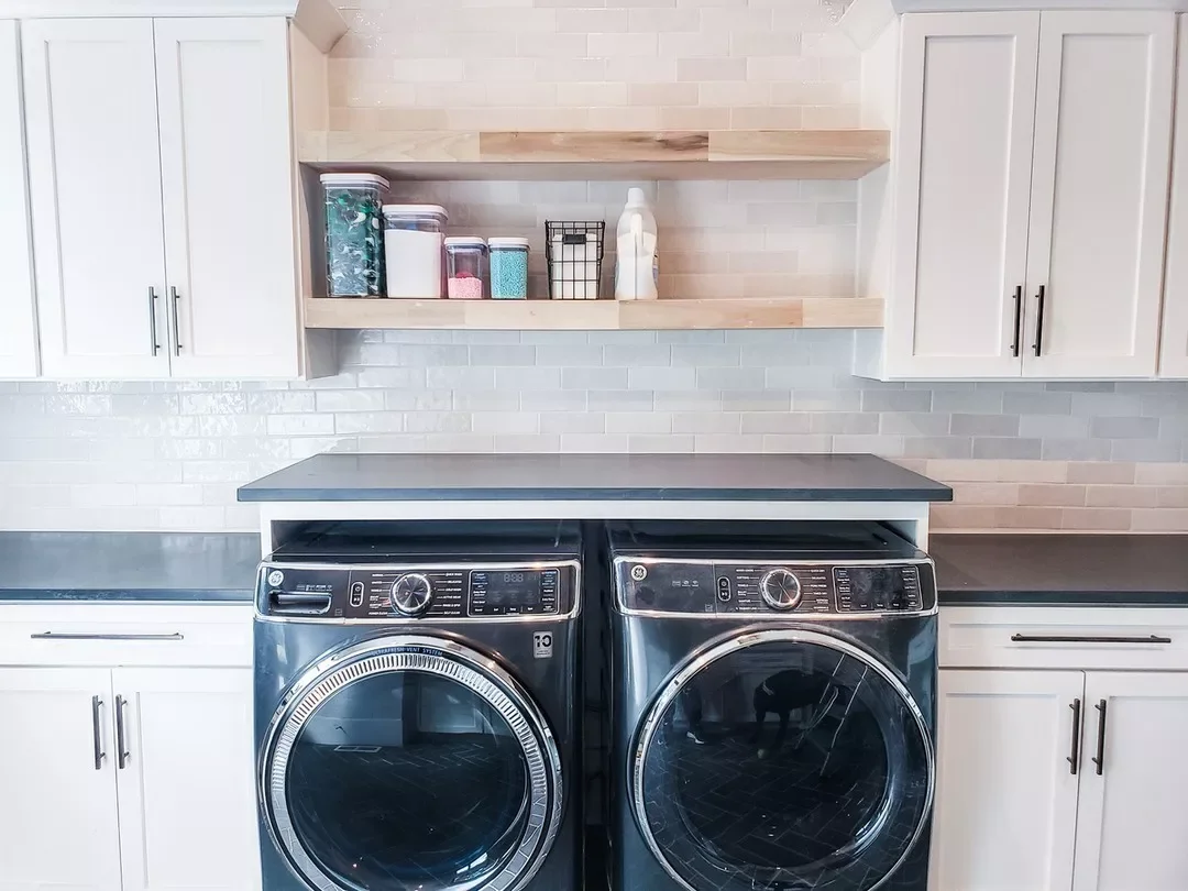 26 Creative Basement Laundry Room Ideas to Transform Your Space Add a Folding Surface