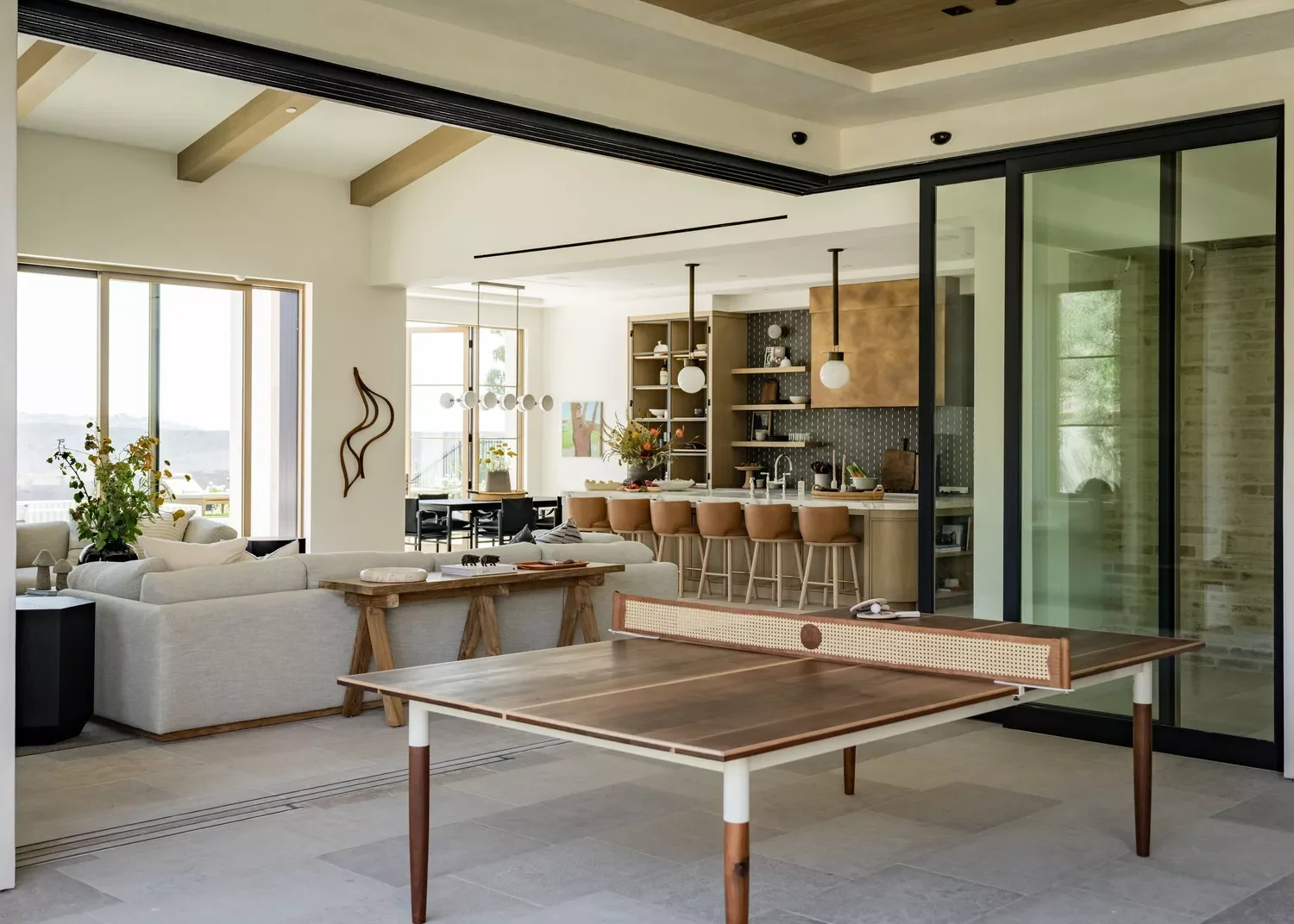 35 Brilliant Open Floor Plan Design Ideas That Create Amazing Flow 2 Add a Game Room Area
