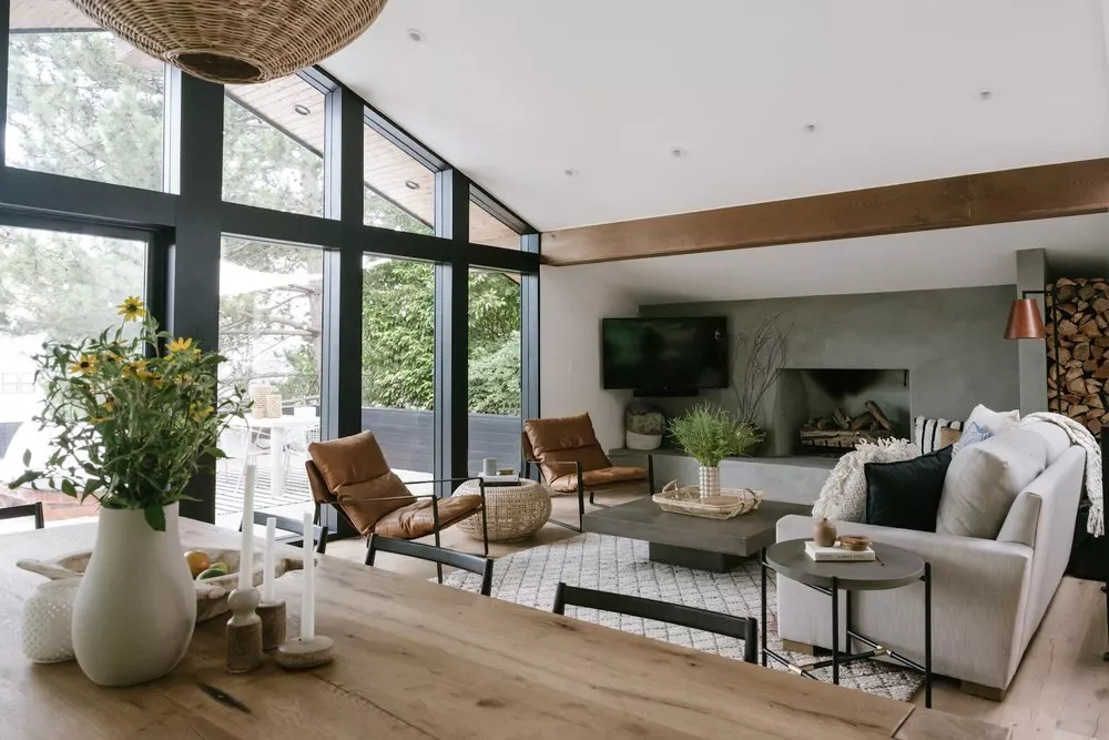 92 Living Room Styling Ideas That Will Transform Your Space Add a Glass Wall