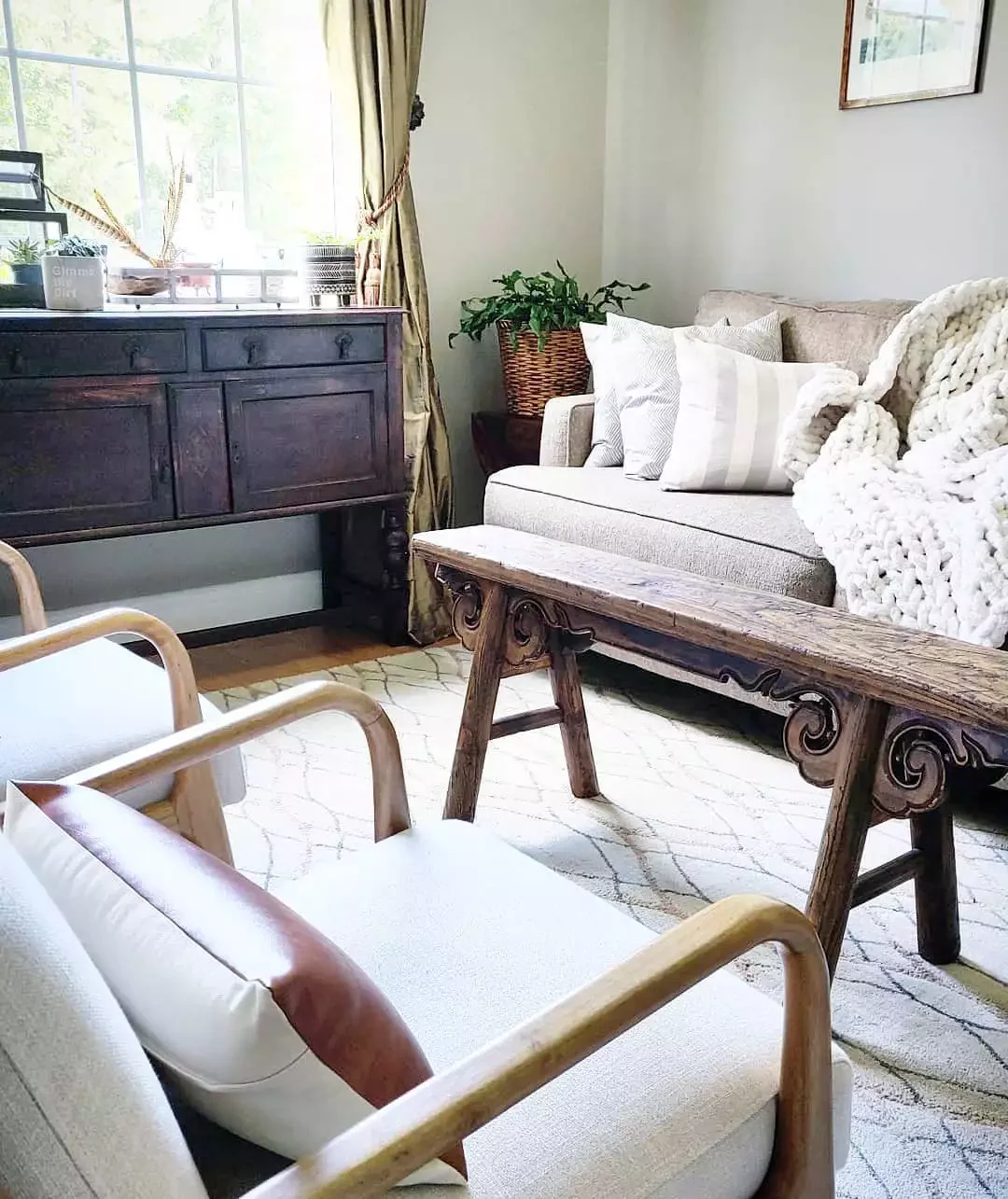 20 Brilliant Living Room Storage Solutions That Keep Your Space Beautiful Add a Hutch