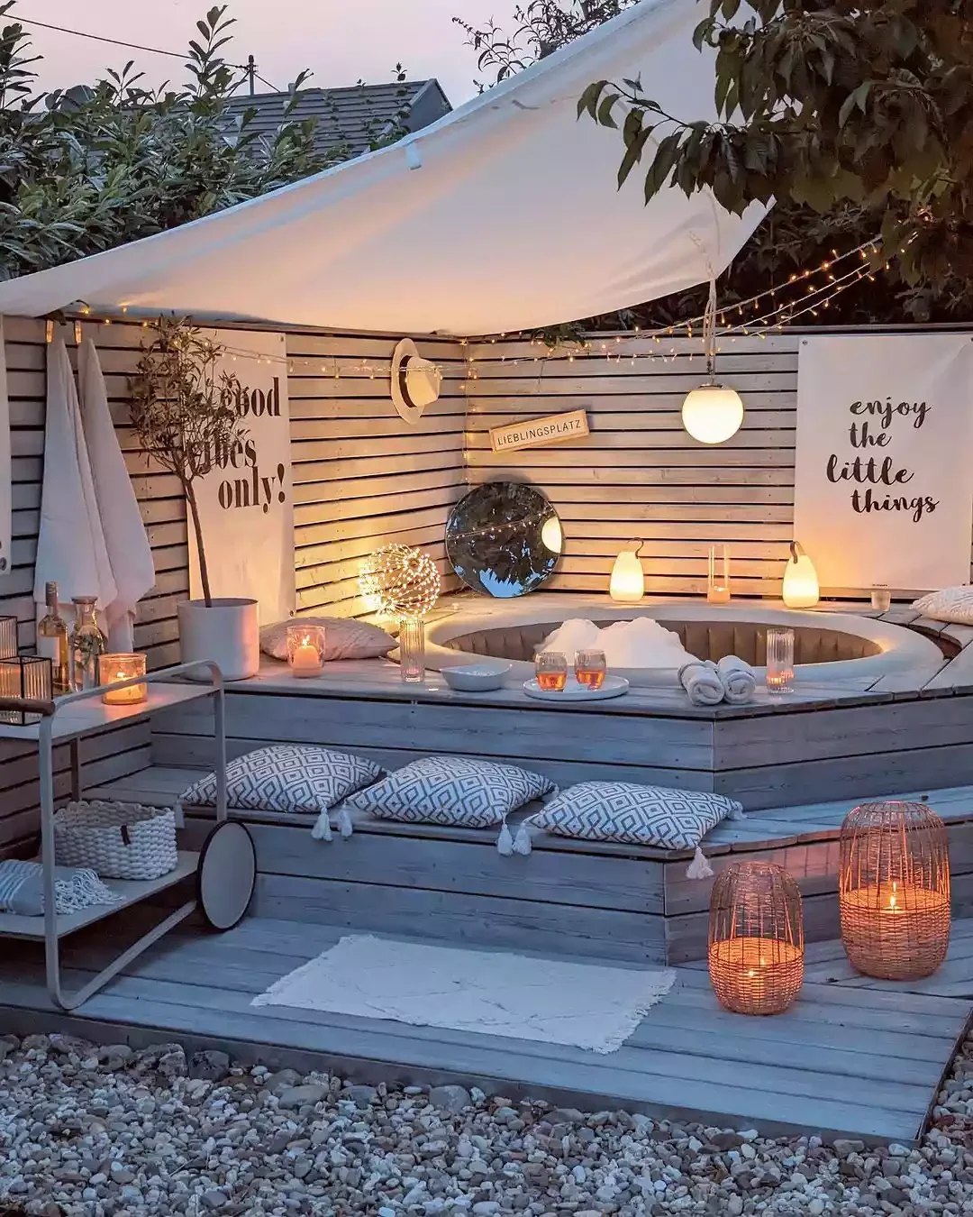 24 Creative DIY Fence Projects to Transform Your Outdoor Privacy Add a Jacuzzi