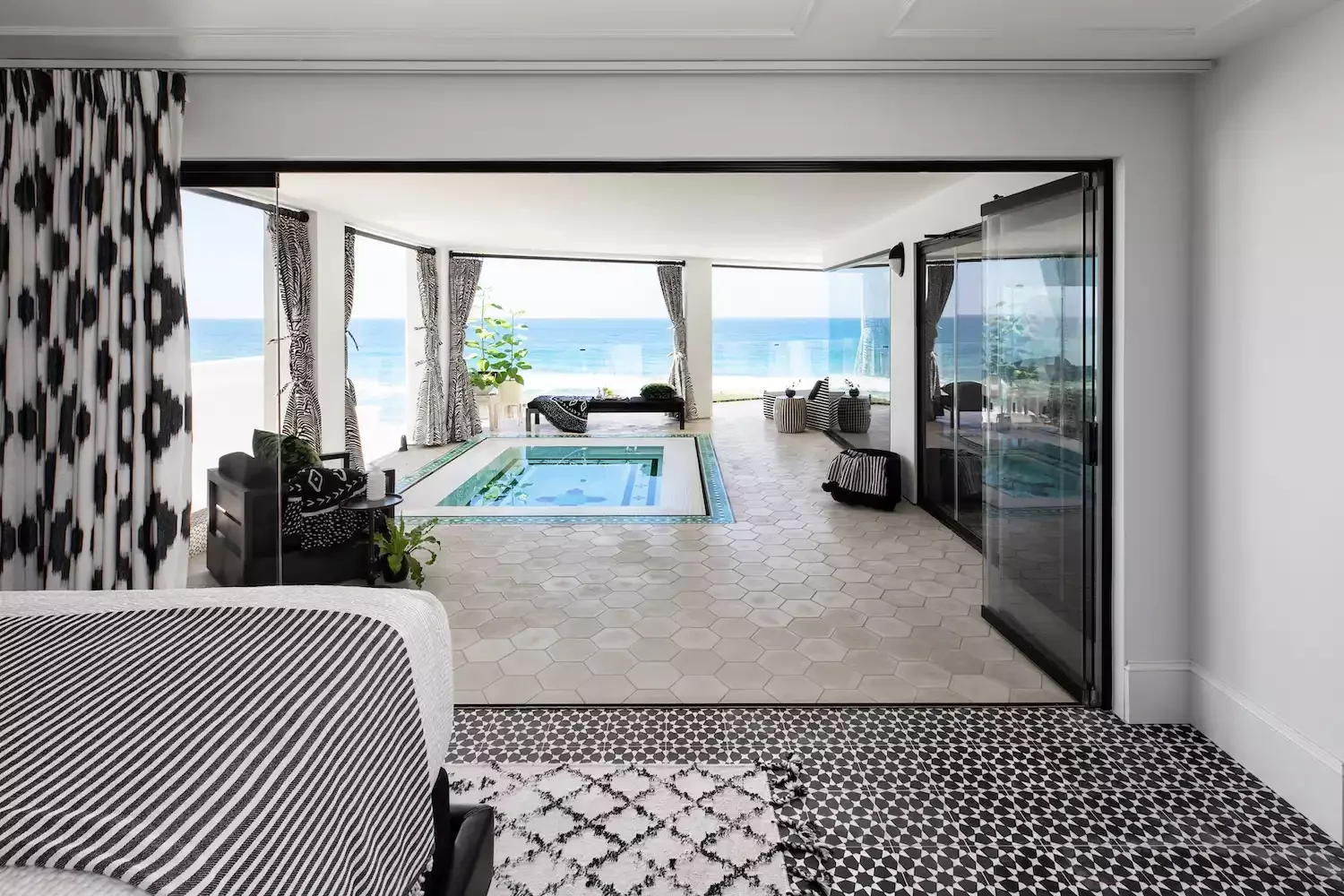 38 Stunning Pool Deck Designs for Your In-Ground and Above-Ground Swimming Pool 37 Add a Mosaic Tile Border