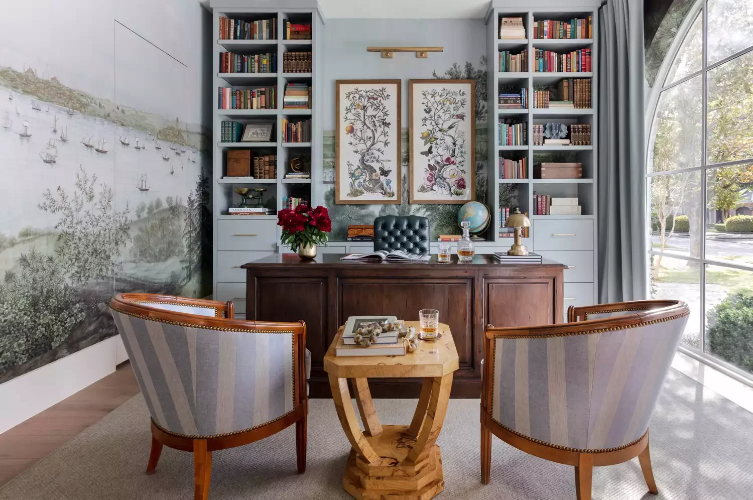32 Study Room Ideas That Will Transform Your Workspace Into a Productivity Paradise Add a Mural