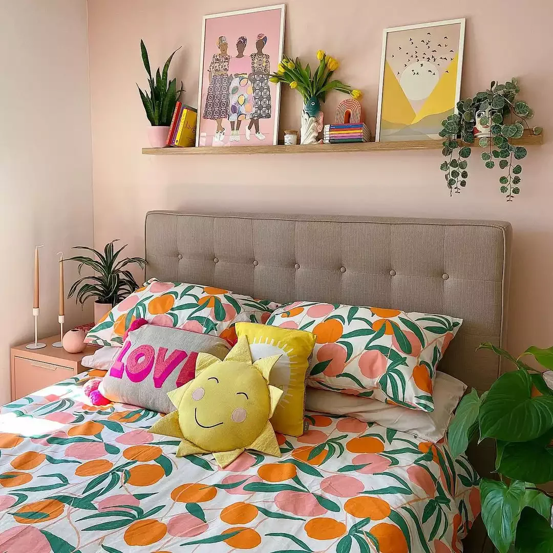 37 Beautiful Aesthetic Bedroom Ideas to Transform Your Space 10 Add a Peppy Color