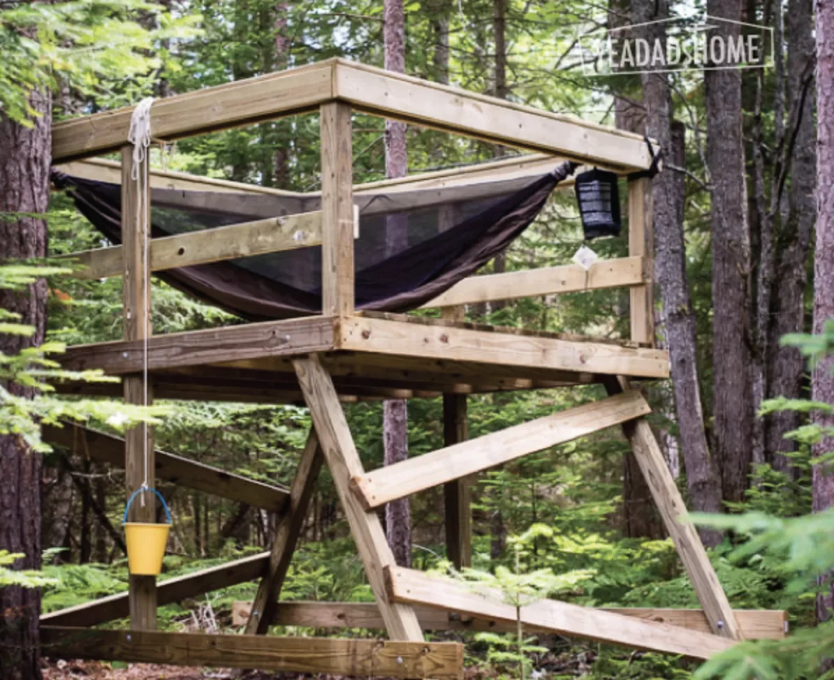28 Amazing Treehouse Design Ideas That Will Transform Your Backyard 21 Add a Platform in the Trees