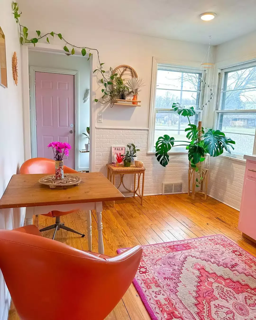 32 Kitchen Rug Ideas That Will Make Your Feet Dance With Joy Add a Pop of Pink