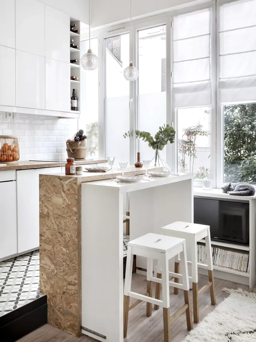 38 Compact Kitchen Island Solutions That Transform Your Small Space Add a Pull-Out Dining Table