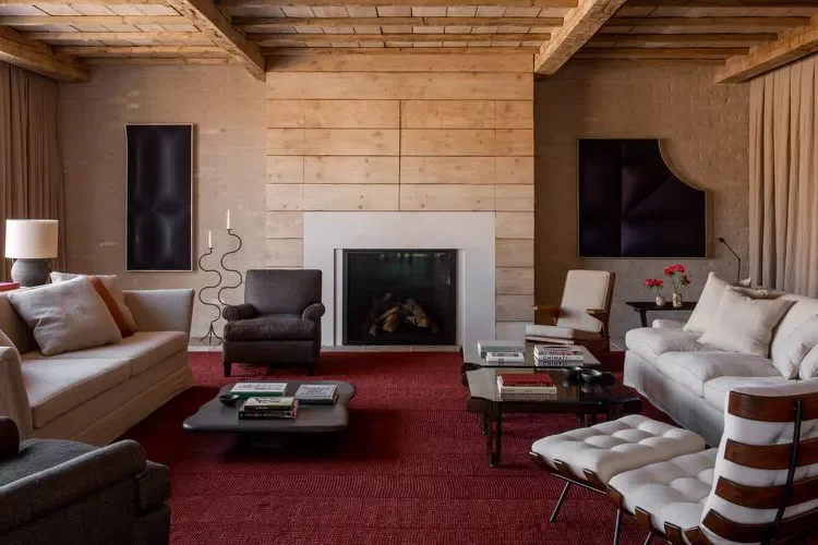 40 Effortless Modern Fall Decorating Ideas That Feel Just Right 19 Add a Rich-Toned Area Rug