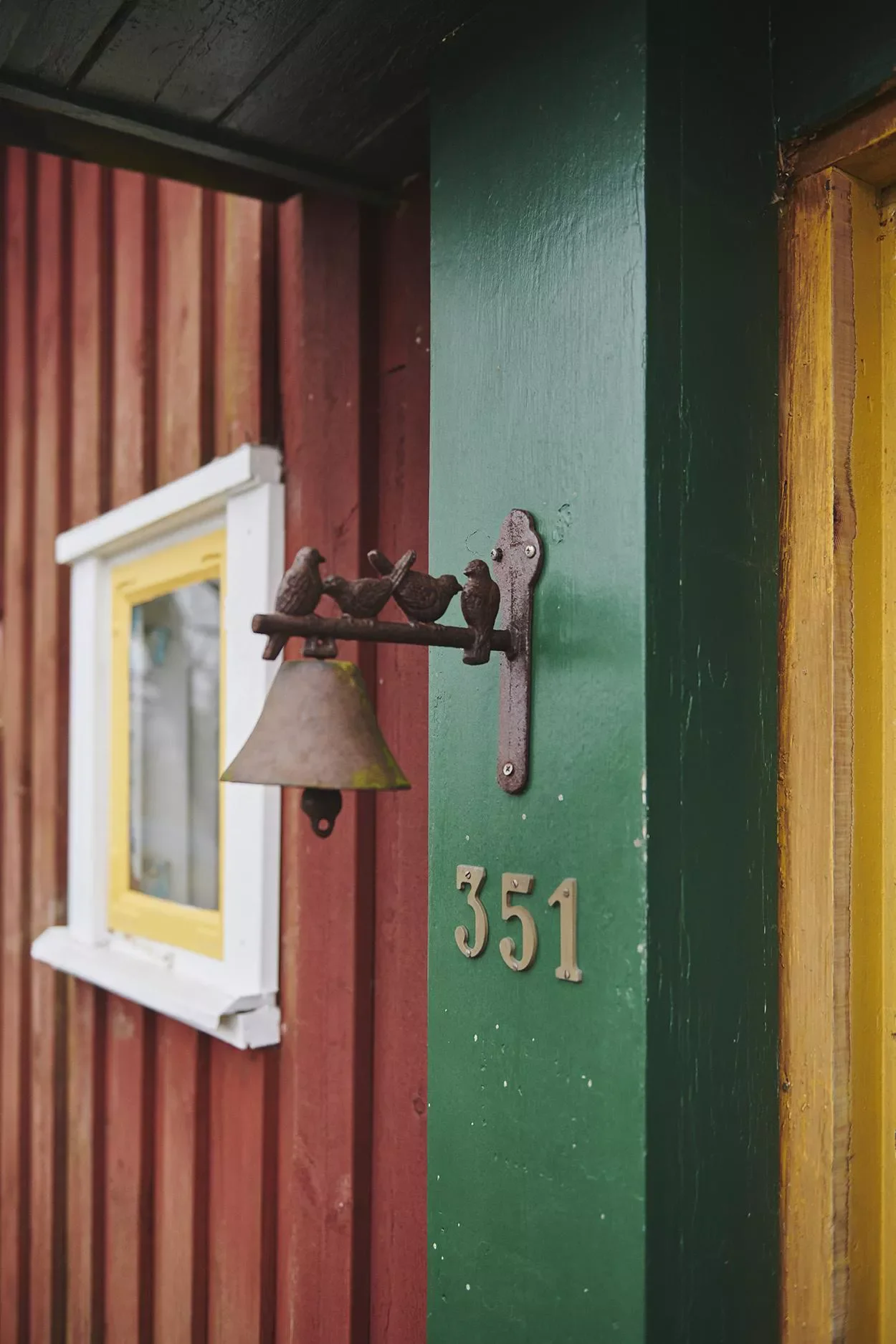 39 Stunning Front Door Decor Ideas to Welcome Every Season Add a Rustic Bell