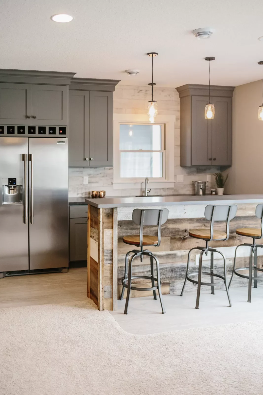 76 Brilliant Finished Basement Design Ideas That Actually Work Add a Rustic Look