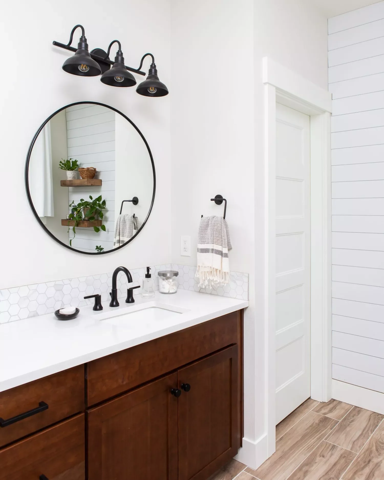 33 Stunning Shiplap Accent Wall Ideas to Transform Your Home 4 Add a Shiplap Plant Wall