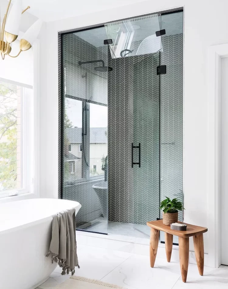 49 Stunning Primary Bathroom Ideas That Will Transform Your Space 5 Add a Shower Cubby