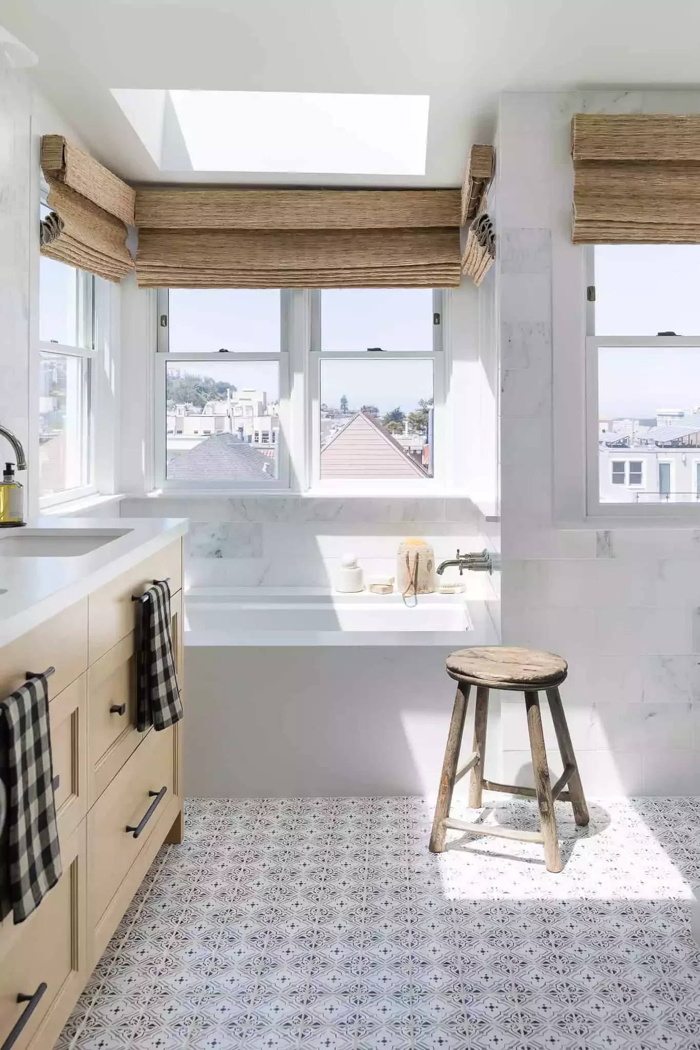 49 Stunning Primary Bathroom Ideas That Will Transform Your Space 31 Add a Skylight