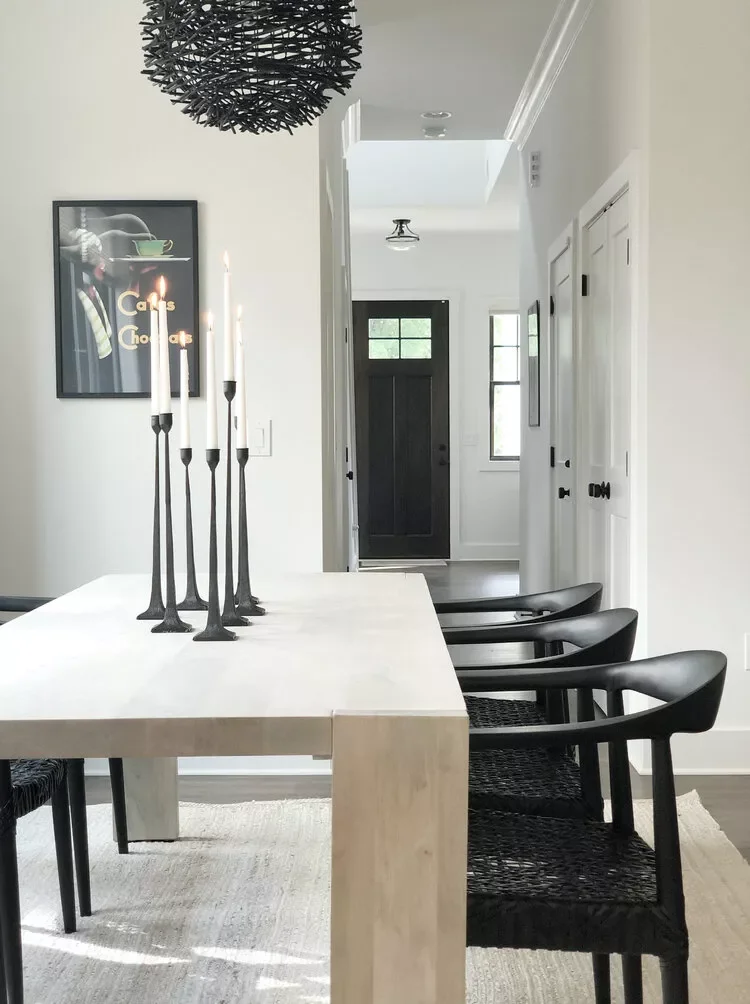 98 Stunning Dining Room Ideas to Transform Your Entertainment Space Add a Standing Centerpiece