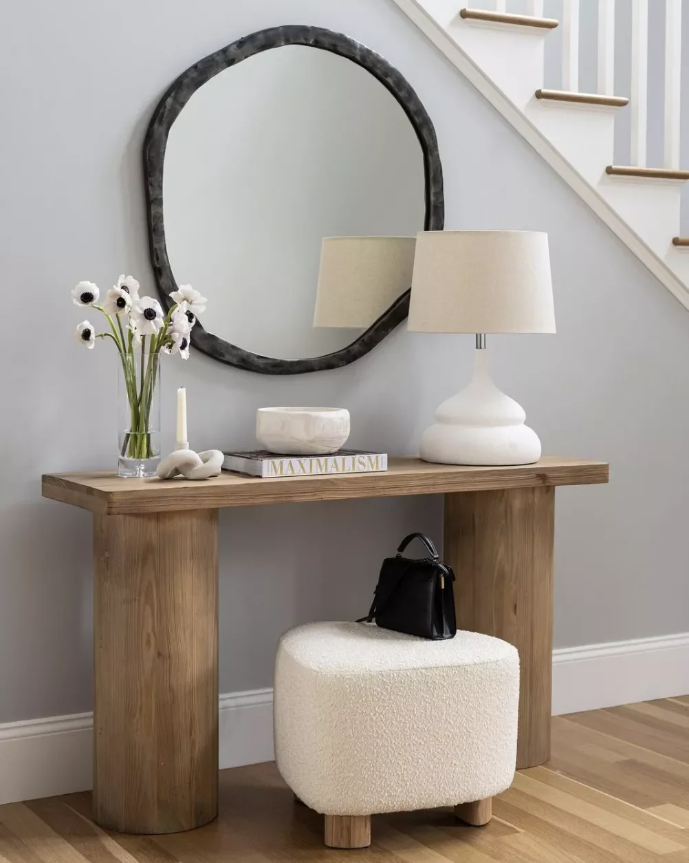 31 Brilliant Small Entryway Ideas That'll Make Your Space Feel Amazing Add a Stool