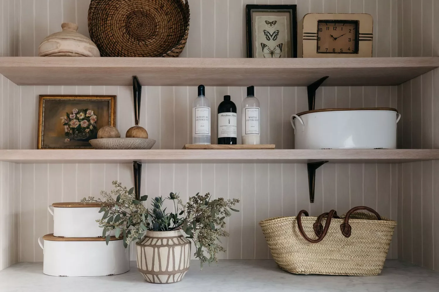 45 Shelf Styling Ideas That'll Transform Your Space Like a Design Pro 20 Add a Vintage Country Feel
