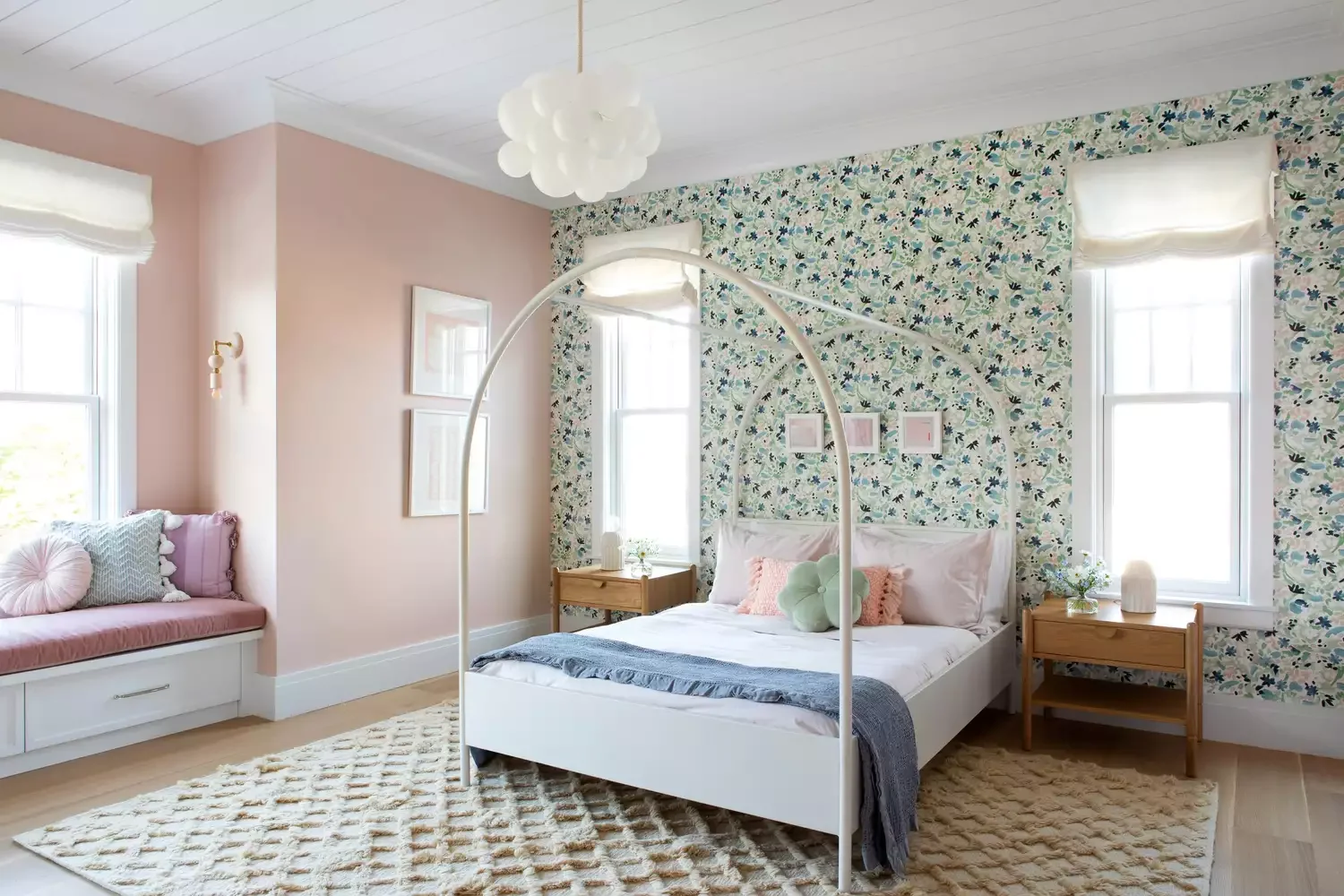 52 Creative and Stylish Teen Bedroom Design Ideas 27 Add a Wallpaper Accent