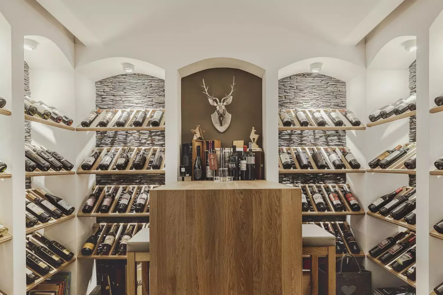 32 Stunning Wine Storage Ideas That Will Transform Your Home Add a Waterfall Edge Peninsula