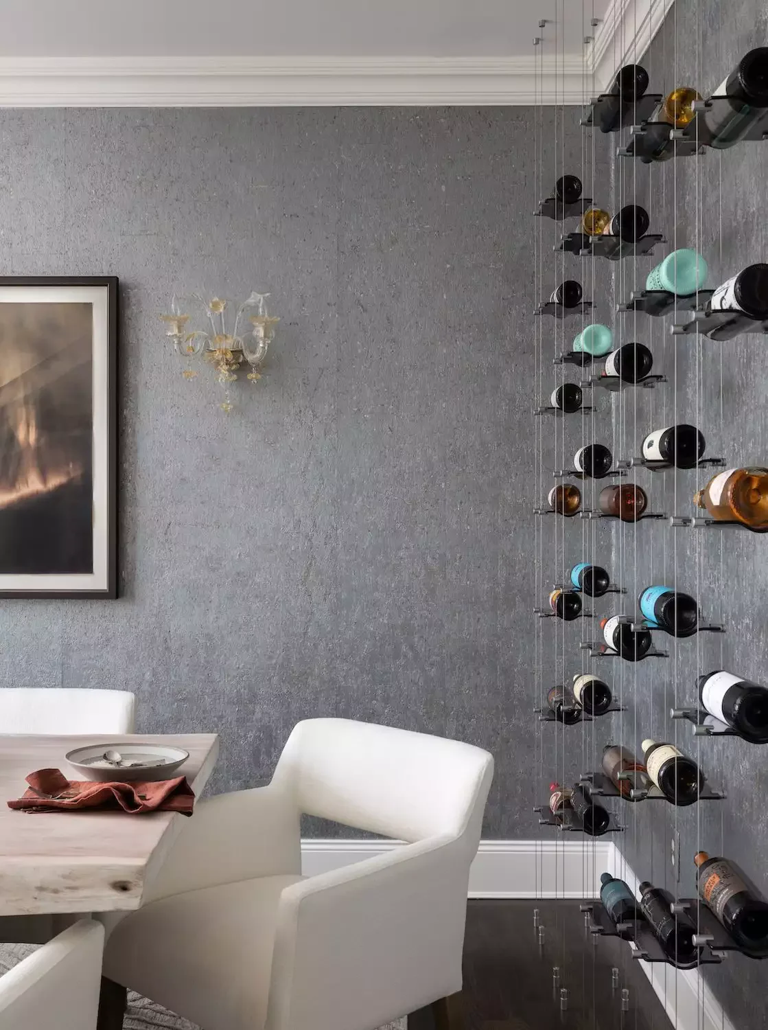 21 Stunning Dining Room Accent Wall Ideas That'll Transform Your Space Add a Wine Wall