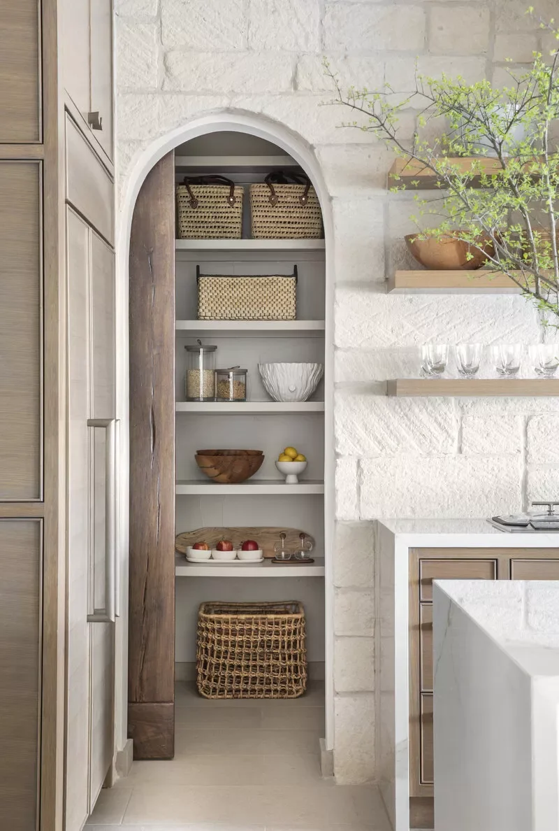 37 Brilliant Pantry Storage Solutions That Make Organization Look Effortless Add an Arched Door