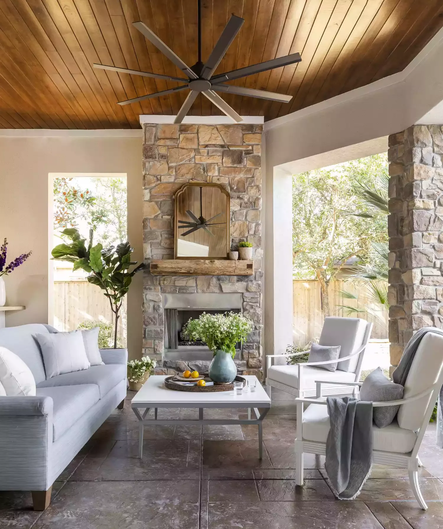 68 Stunning Patio Ideas That Will Transform Your Outdoor Space 20 Add an Outdoor Mirror