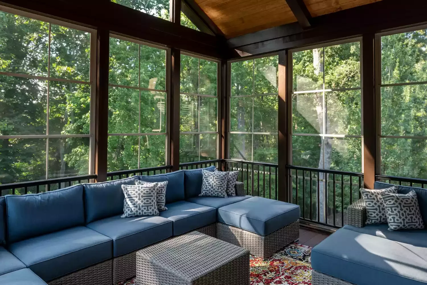 62 Stunning Screen Porch Ideas to Create the Perfect Indoor-Outdoor Retreat Add an Outdoor Sectional