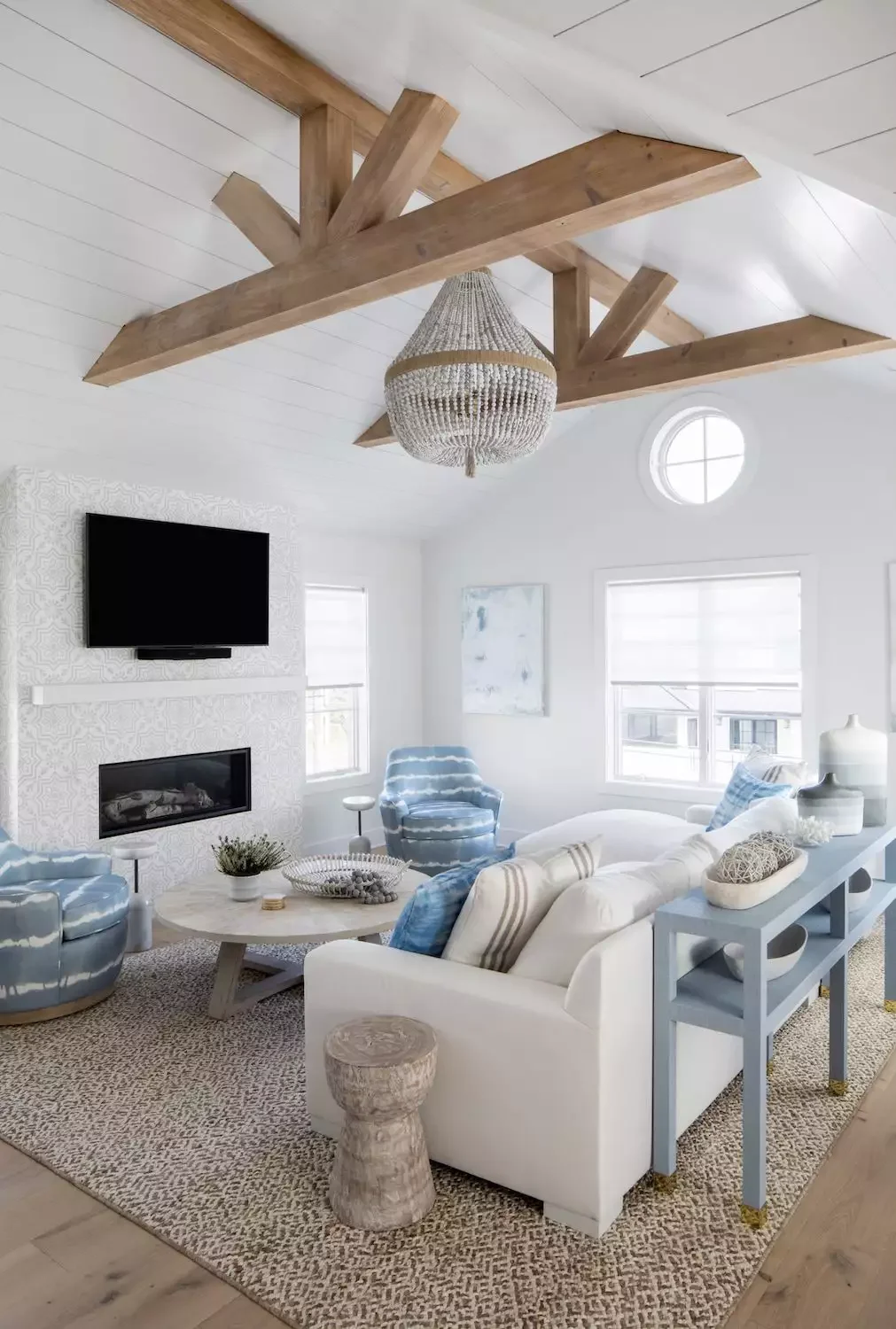 47 Stunning Blue Living Room Ideas That Work With Any Design Style 30 Airy Blue Living Room
