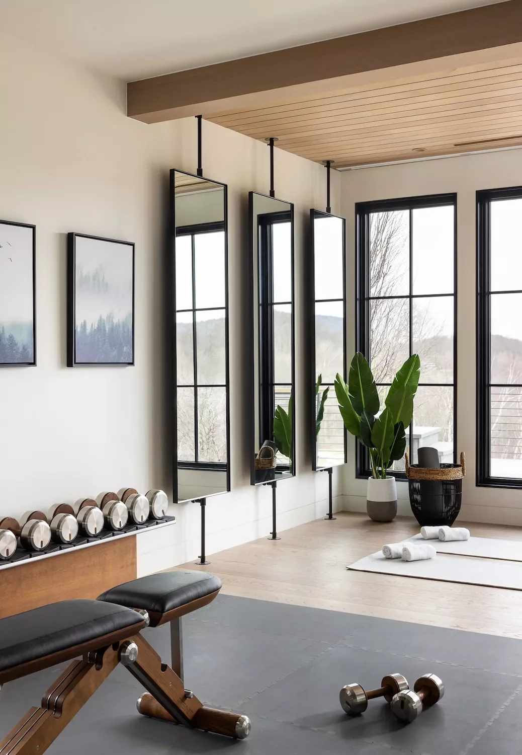 40 Brilliant Ways to Transform Your Extra Room Into Something Amazing 32 Airy Home Gym