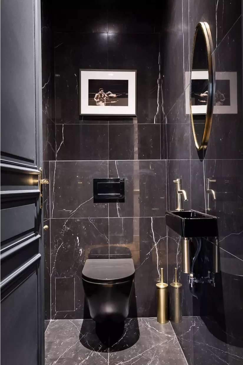41 Stunning Bathroom Color Ideas to Transform Your Space All Black