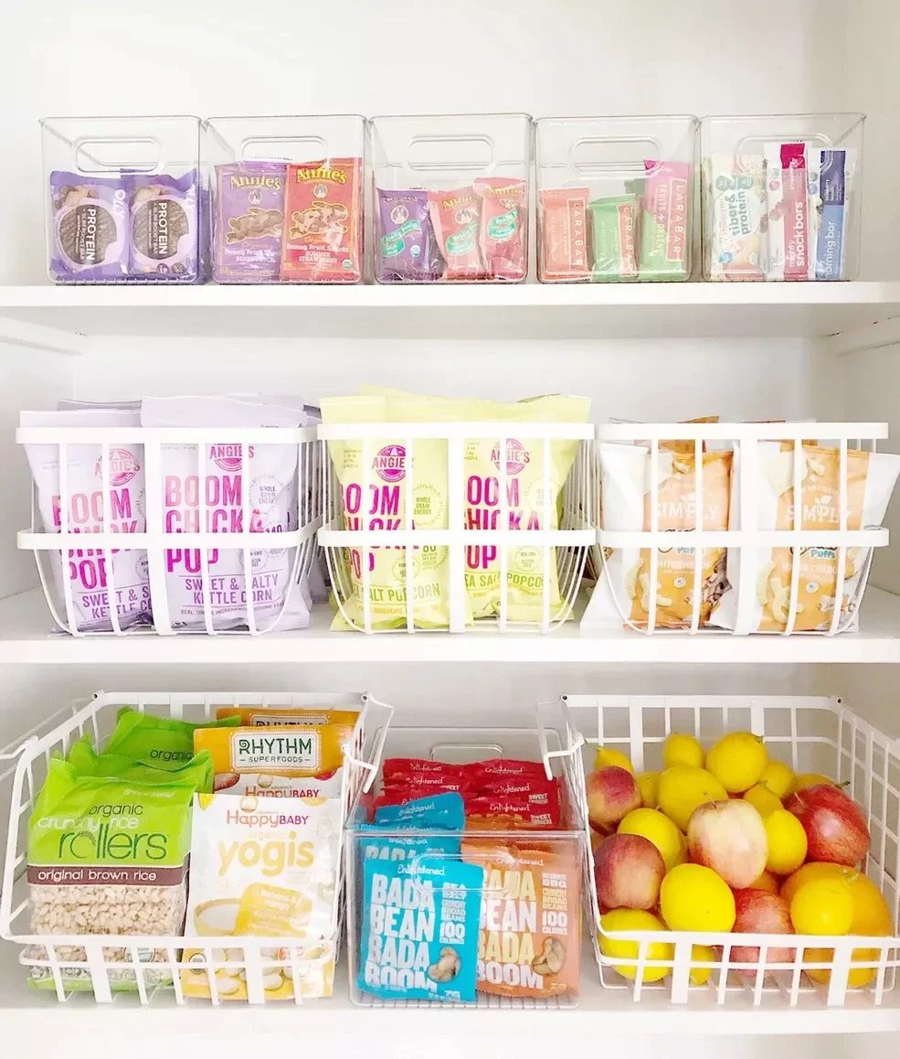 27 Creative Snack Organization Ideas That Will Transform Your Home Storage All-White Snack Storage
