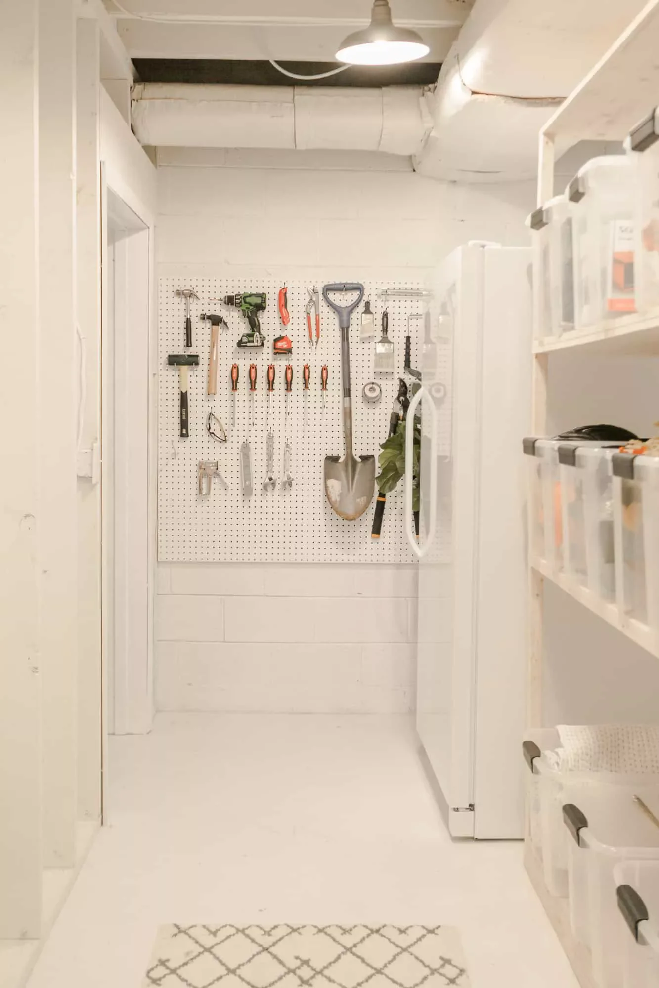 52 Creative DIY Garage Organization Ideas That Transform Your Space All-White Storage