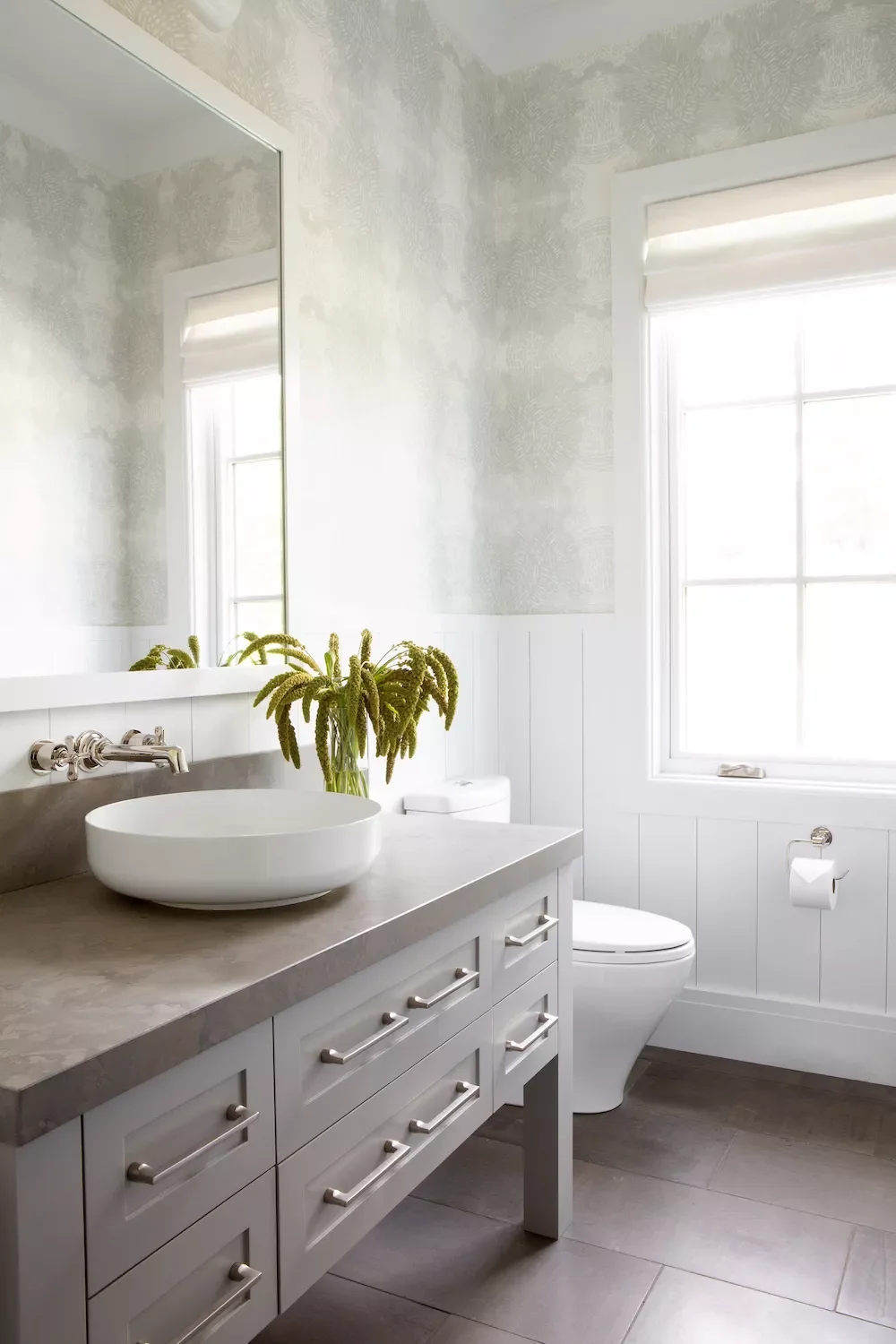30 Stunning Bathroom Wainscoting Ideas That Transform Any Space 30 All-White Trim