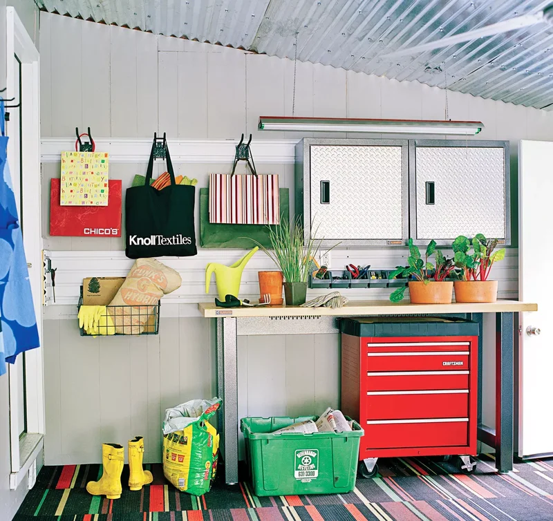 31 Smart Garage Storage Ideas to Organize Your Gear 24 All-in-One Garage Workstation