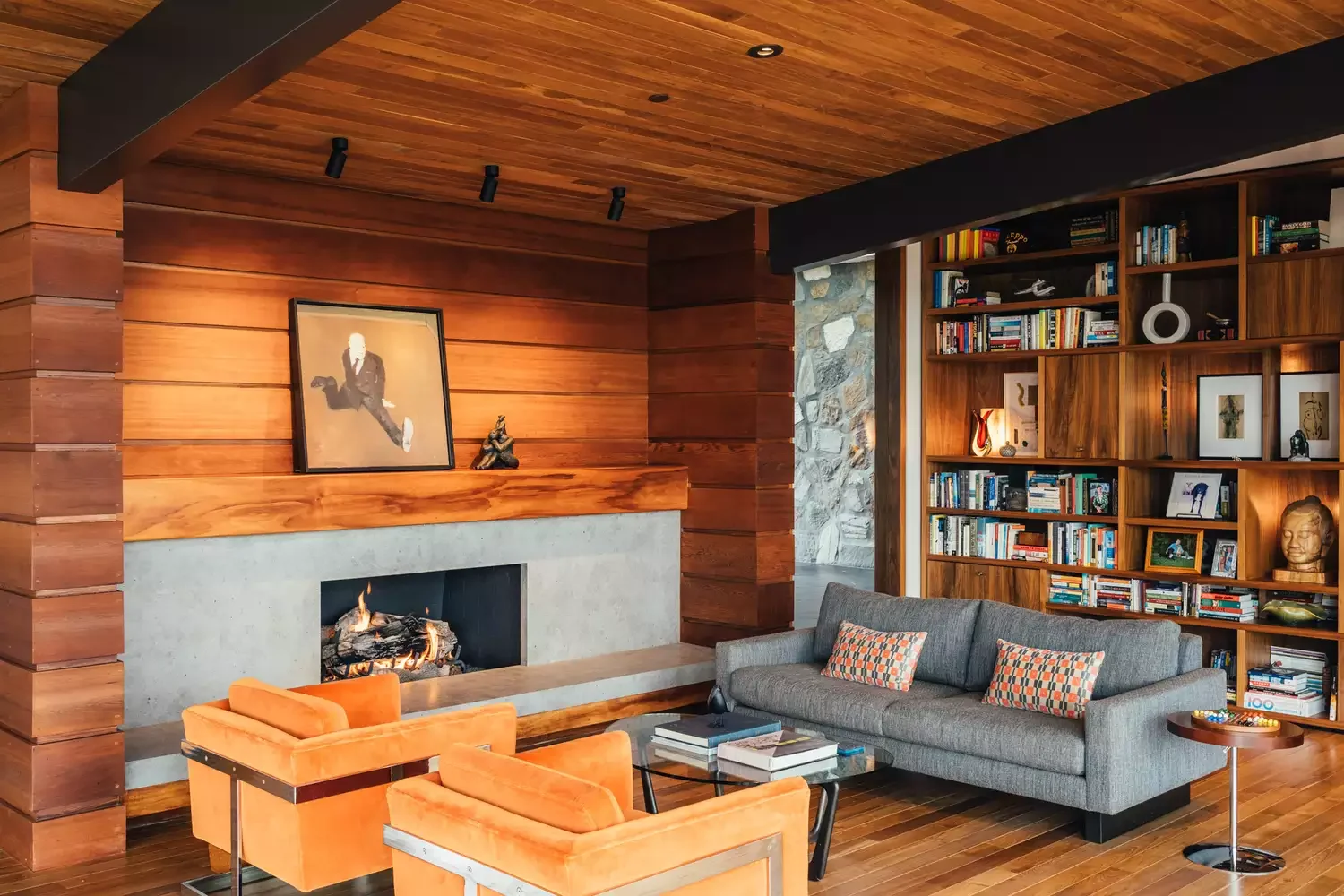23 Cozy Den Ideas That'll Make You Never Want to Leave Amazing Orange