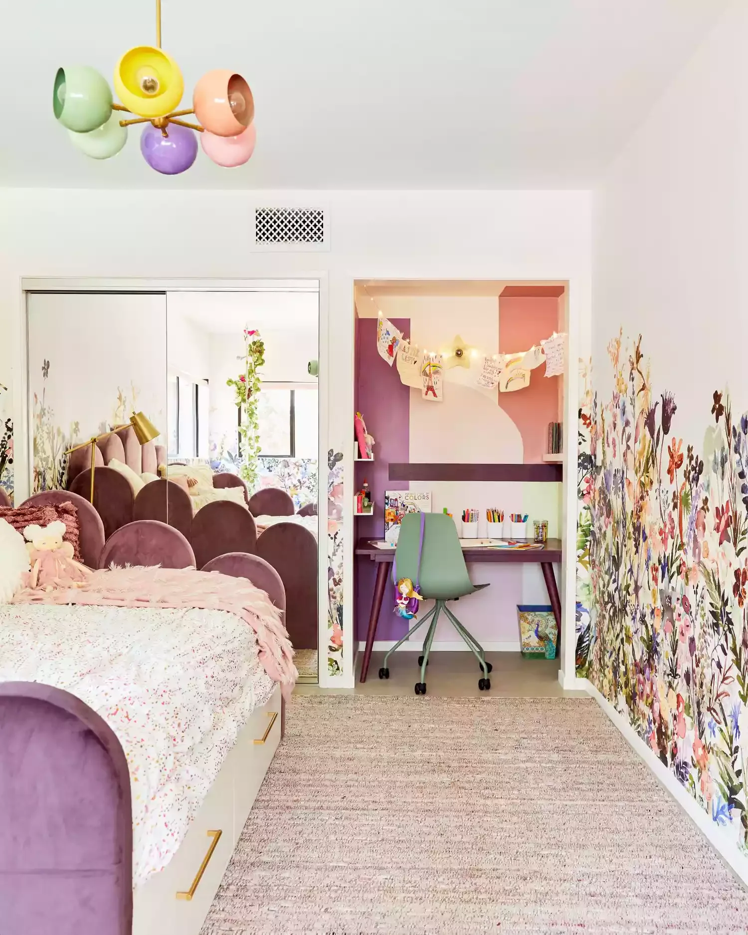 27 Stunning DIY Geometric Wall Ideas That Will Transform Your Space 23 An Inspiring Homework Nook