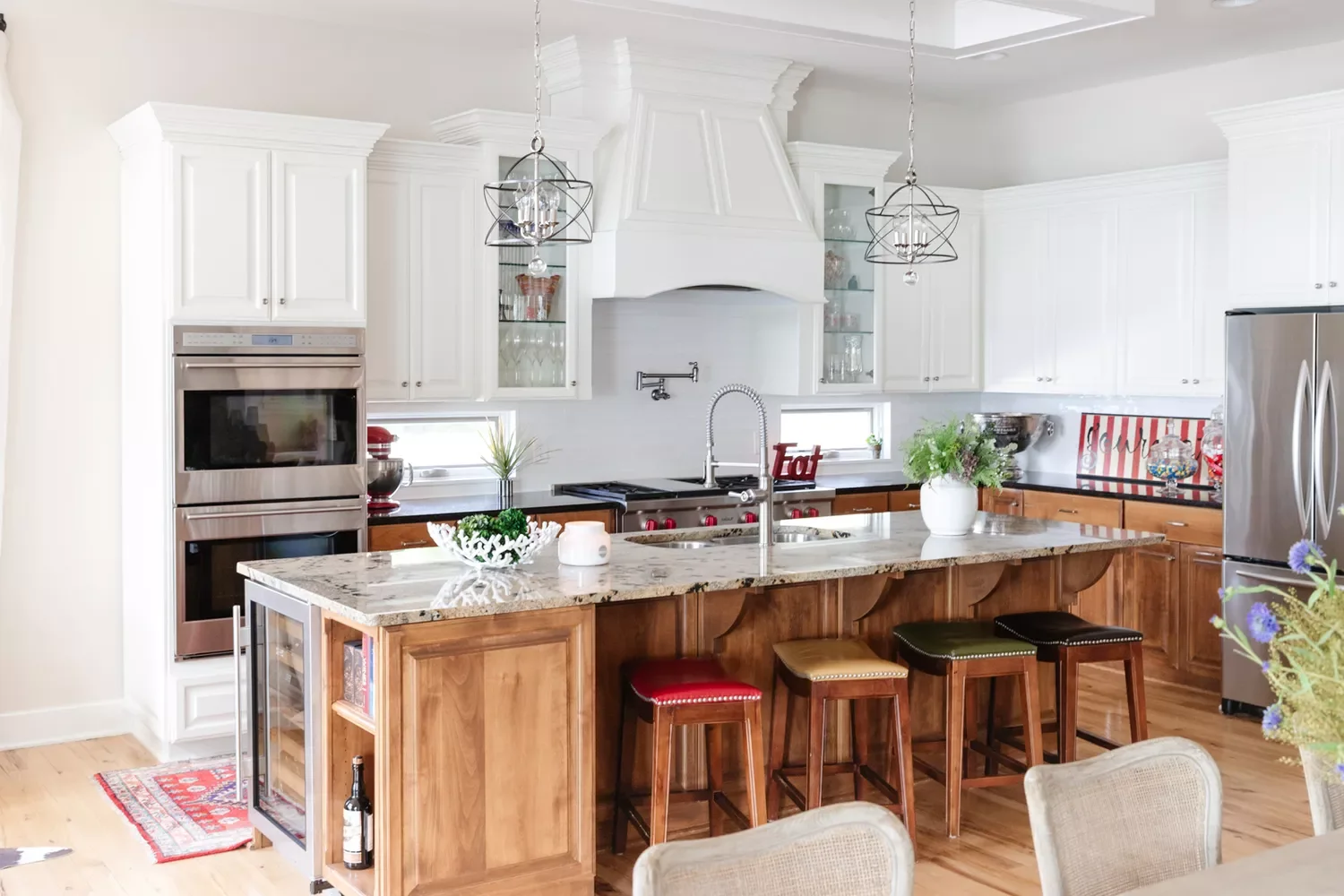 101 Kitchen Island Ideas That Will Transform Your Cooking Space 32 An Island With a Wine Cooler