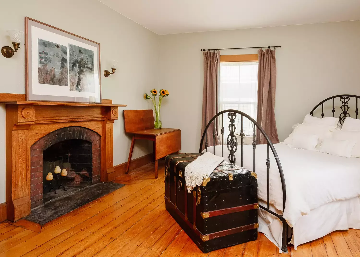 55 Stunning Bedroom Fireplace Ideas That Will Transform Your Sleep Sanctuary 55 Angle the Bed