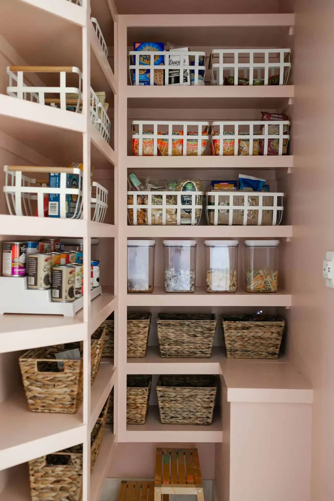 37 Smart Pantry Shelving Solutions to Transform Your Storage Space Angled Pantry Shelving