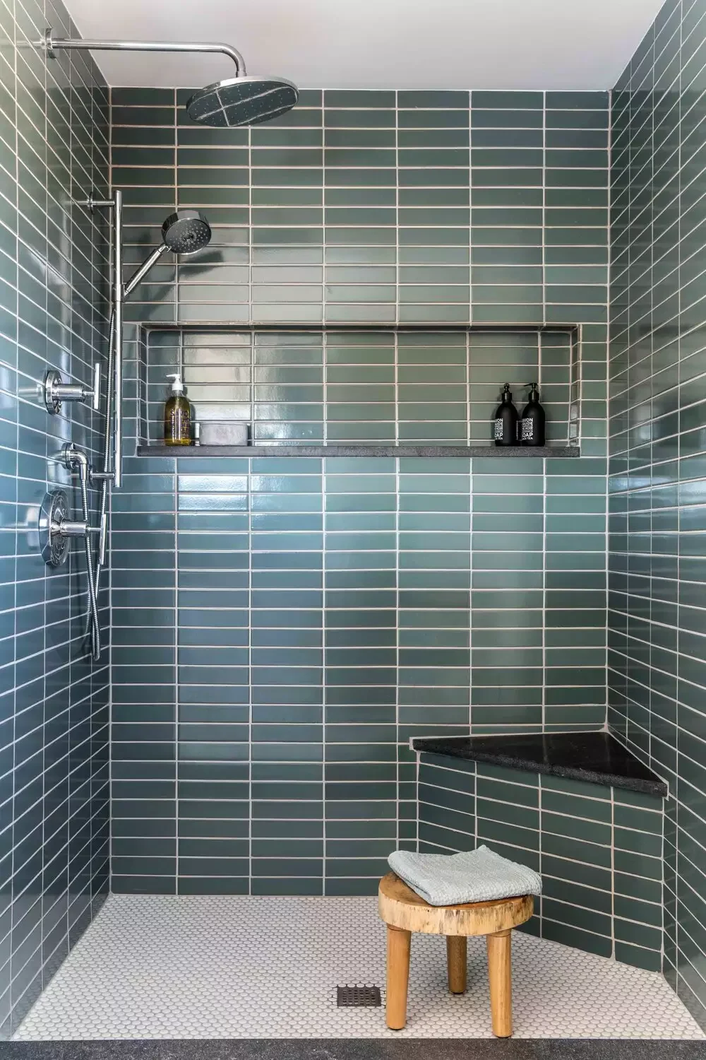 102 Stunning Bathroom Design Ideas That Will Transform Your Space Angled Shower Bench