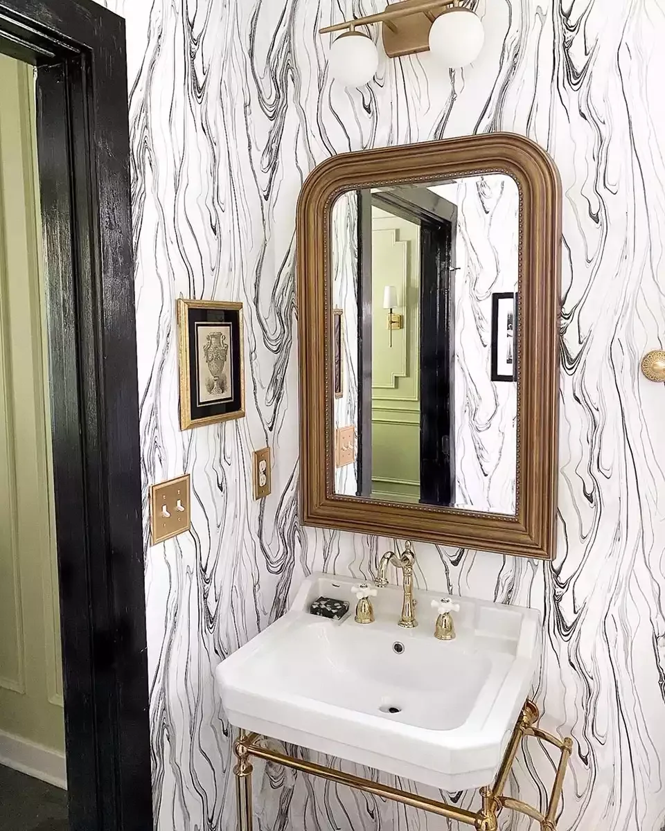 25 Bathroom Mirror Ideas That Make Any Space Feel Massive Antique Mirror