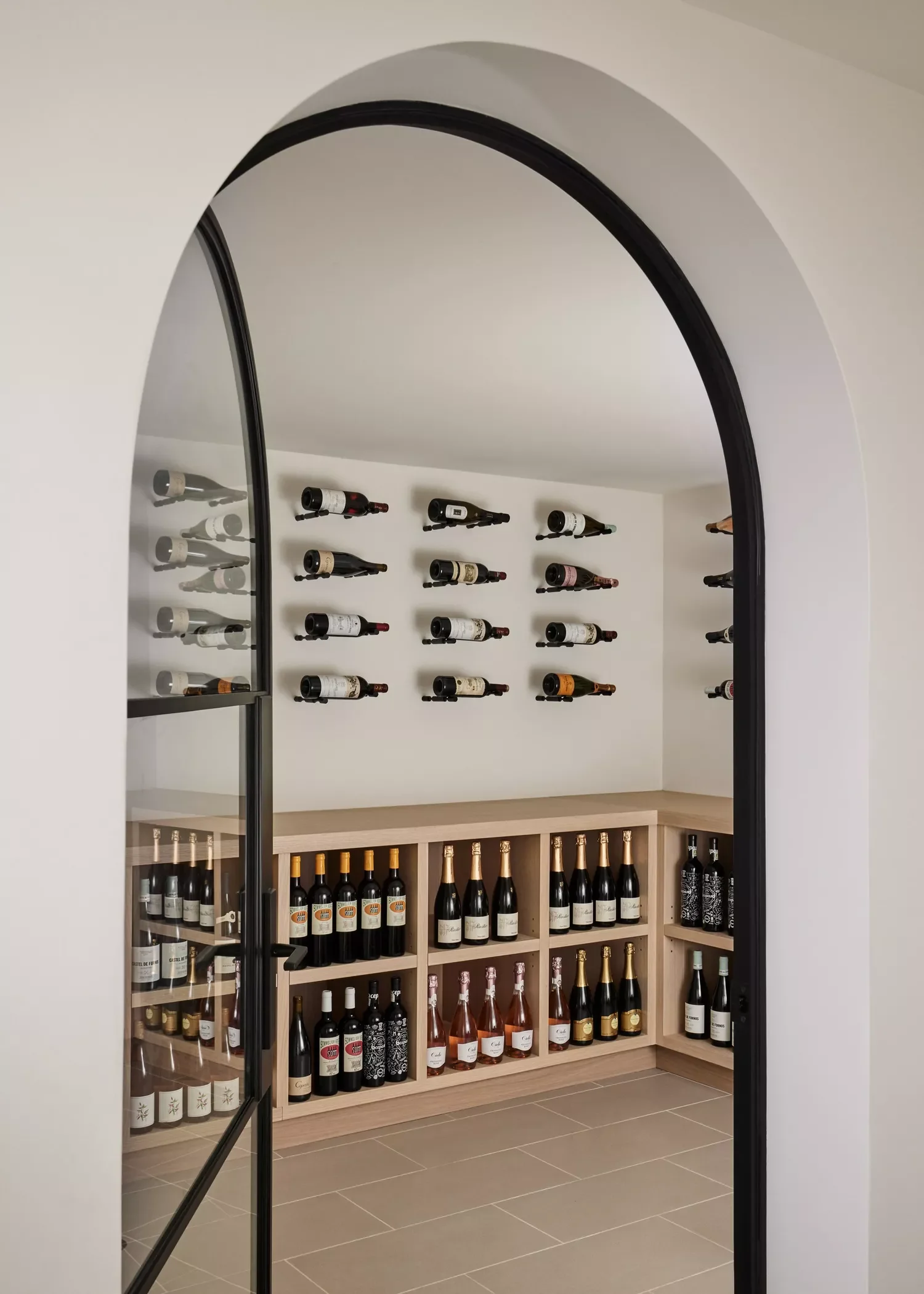 32 Stunning Wine Storage Ideas That Will Transform Your Home Arched Door Wine Cellar