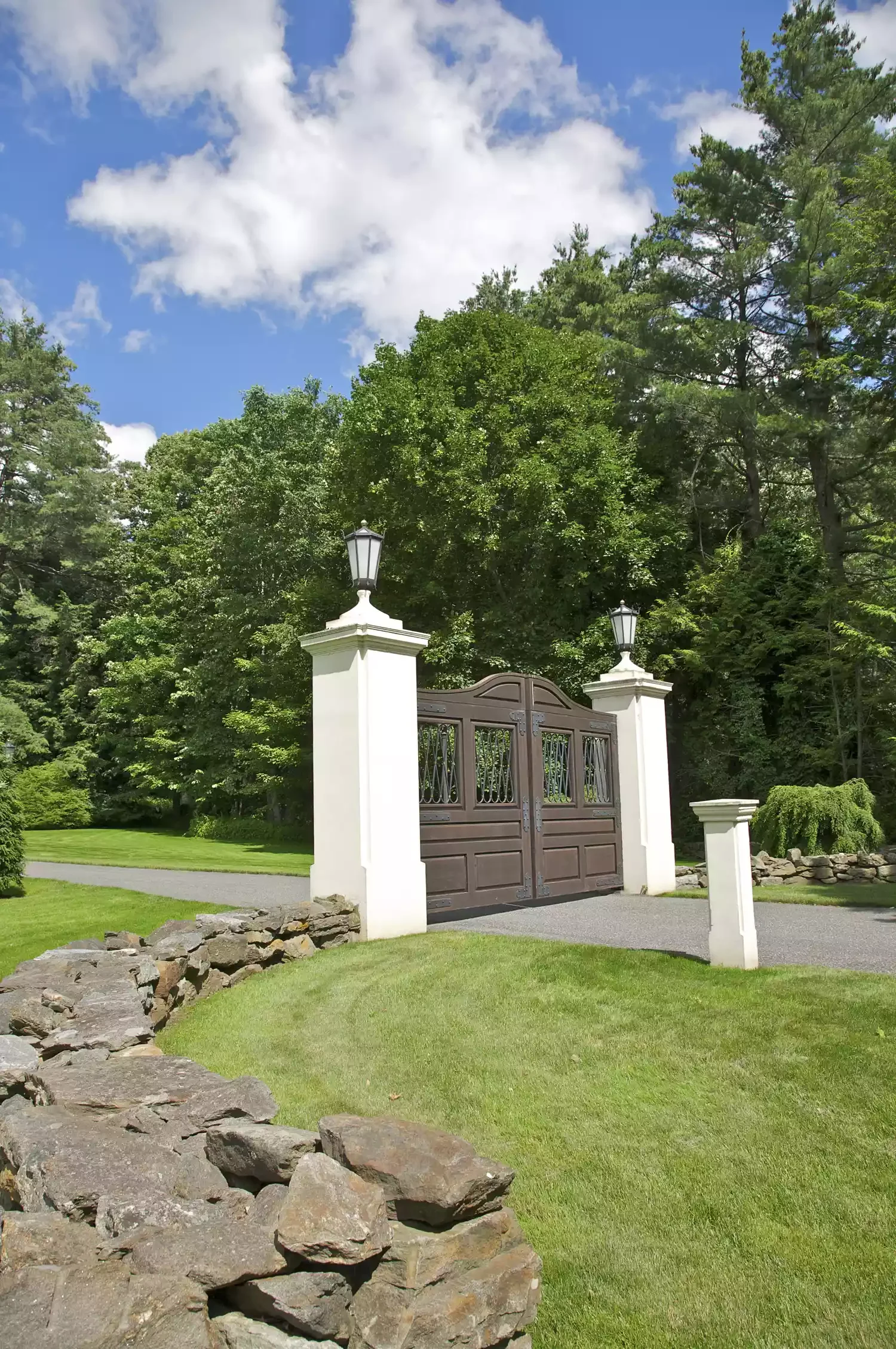 Arched Driveway Gate