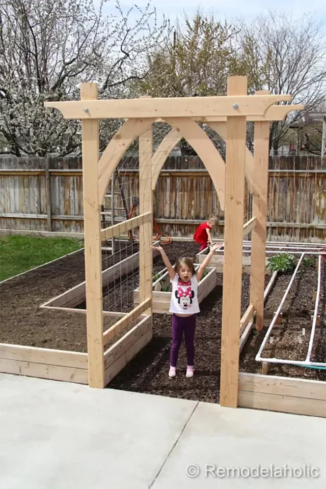 13 Beautiful DIY Garden Arch Projects to Transform Your Outdoor Space Arched Garden Arbor
