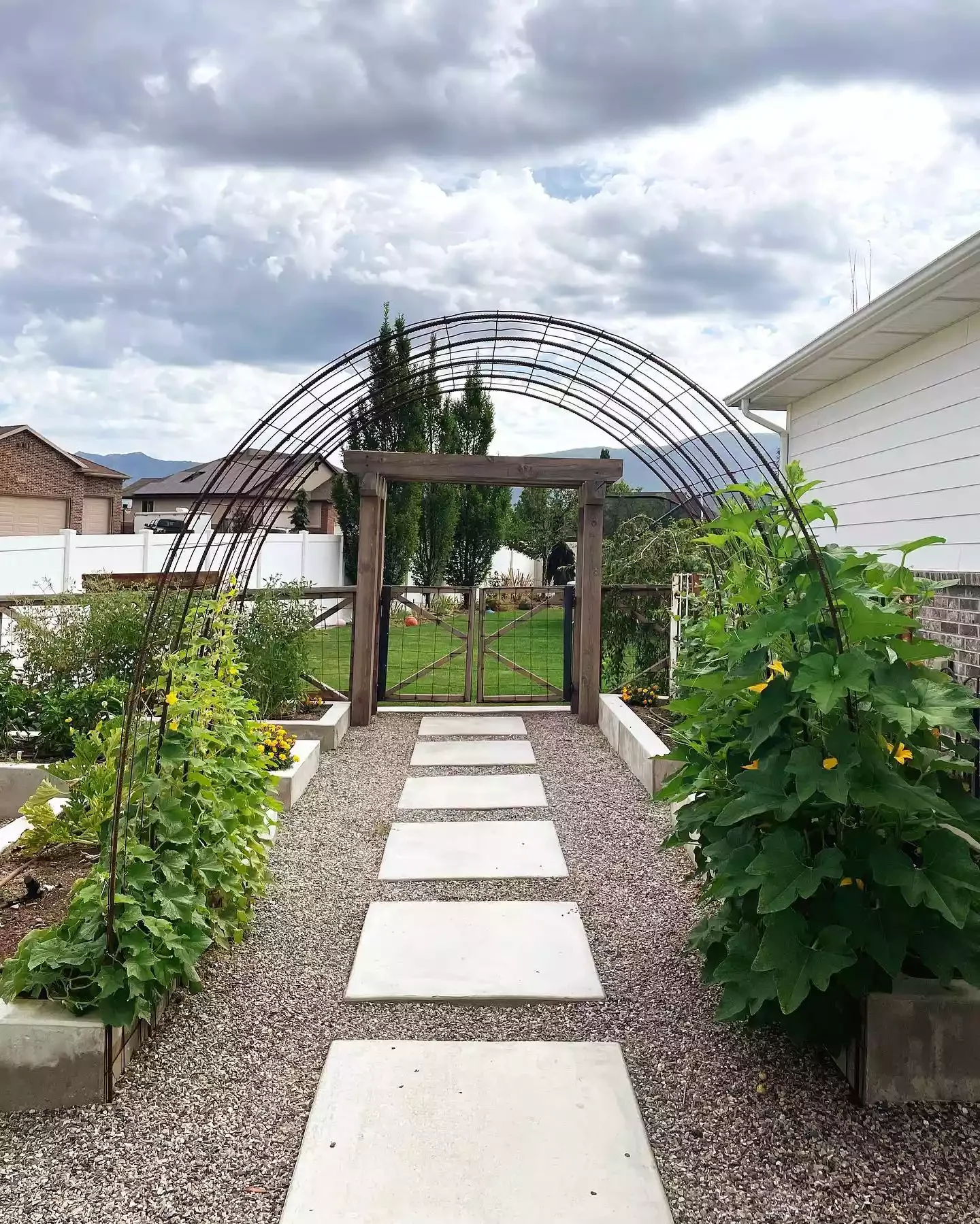 Arched Trellis