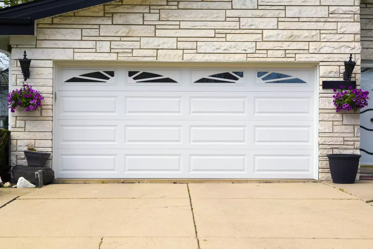 52 Stunning Garage Door Ideas That Will Transform Your Home's Curb Appeal Arched Windows