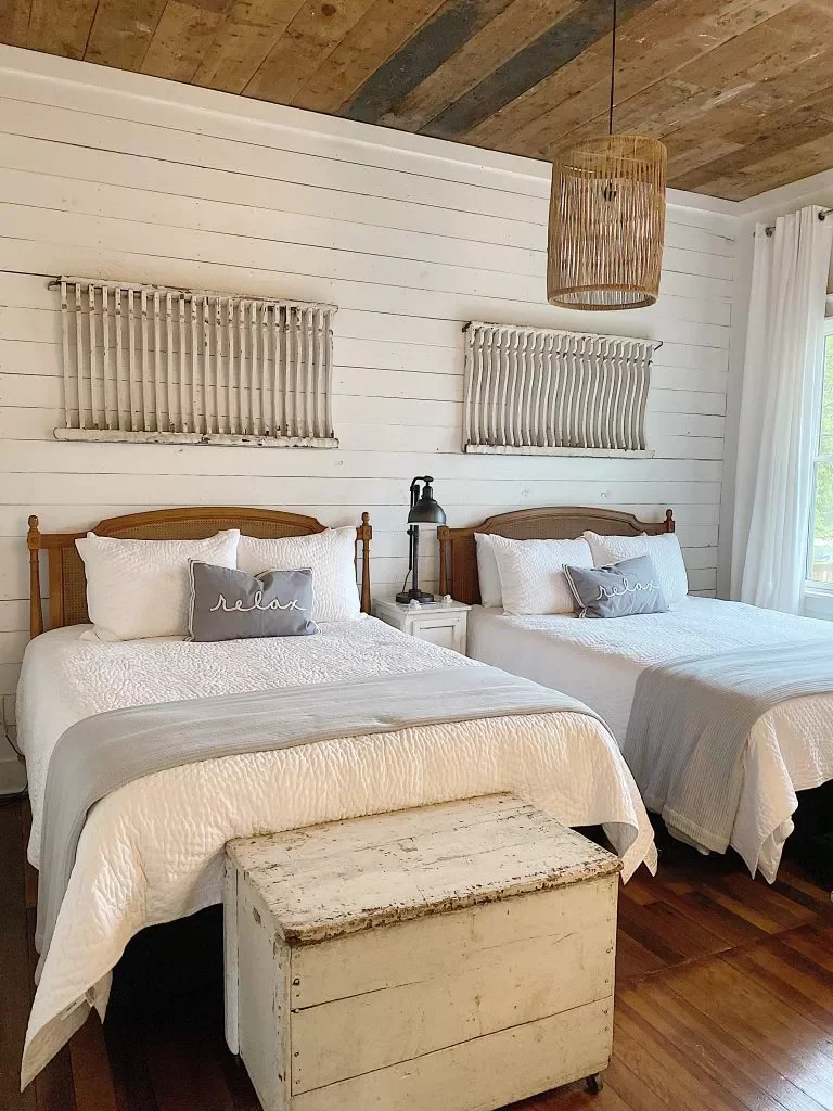49 Stunning Farmhouse Bedroom Designs That Will Transform Your Space 35 Architectural Salvage