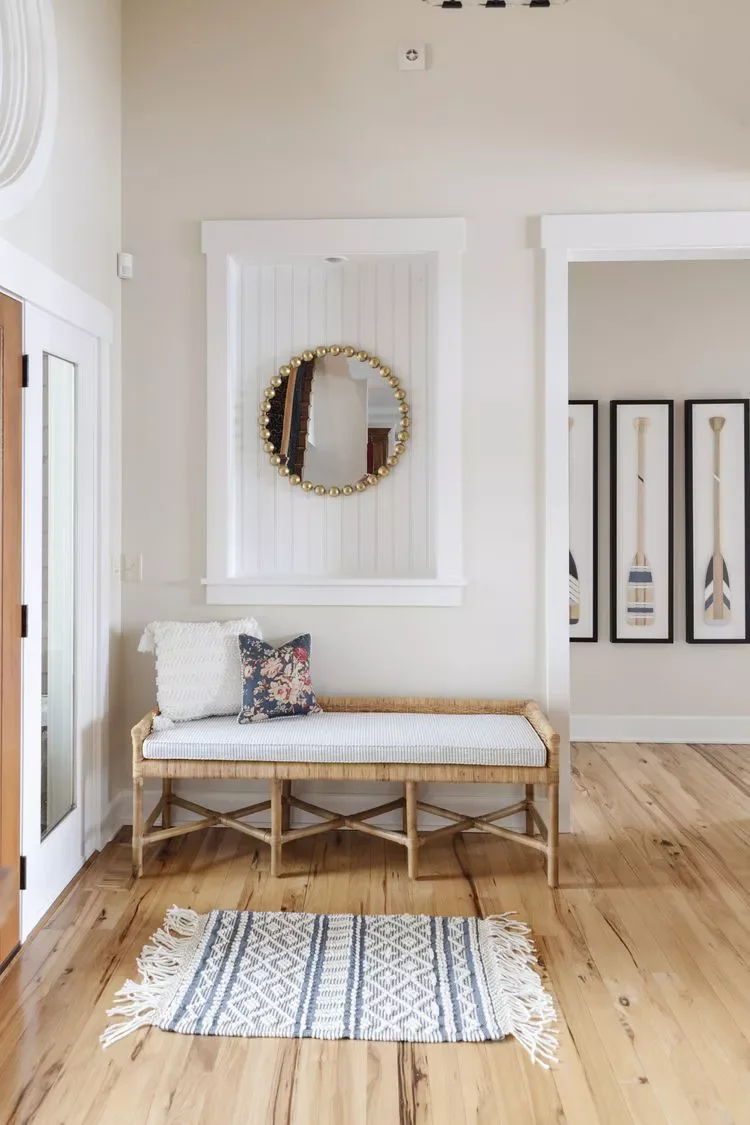 53 Fresh Summer Home Decor Ideas That'll Transform Your Space 11 Arrange an Inviting Entryway