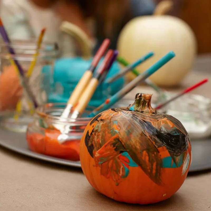 46 Creative Pumpkin Painting Ideas for Fall Home Decor 11 Artistic Kid Pumpkins
