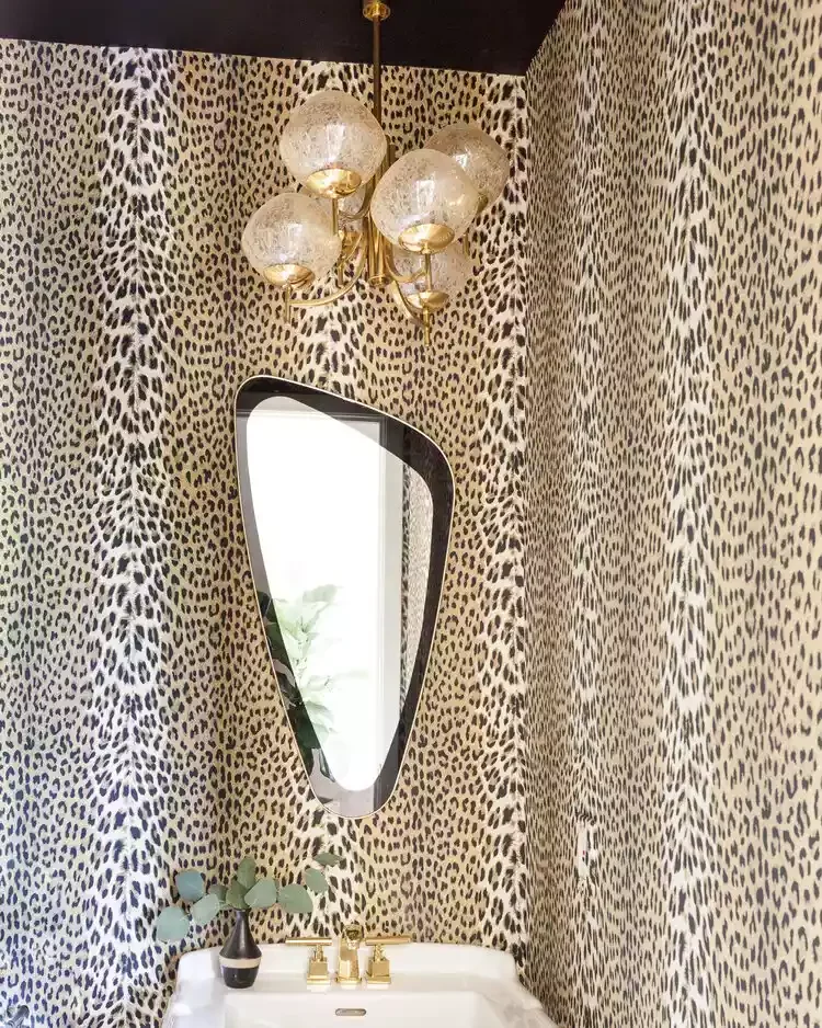 25 Bathroom Mirror Ideas That Make Any Space Feel Massive Asymmetrical Mirror